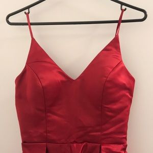 Incredible Deep Red Evening Dress